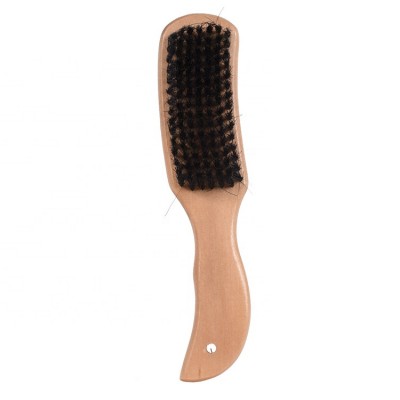 Natural wood Customizable logo High quality horsehair Clothes Brush shoe brush for household