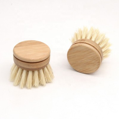 Natural environmental protection wholesale round brush head kitchen cleaning Sink cleaning Cup brush