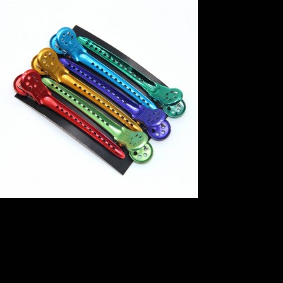 Color Stainless Steel Iron Material Salon Hair Clips